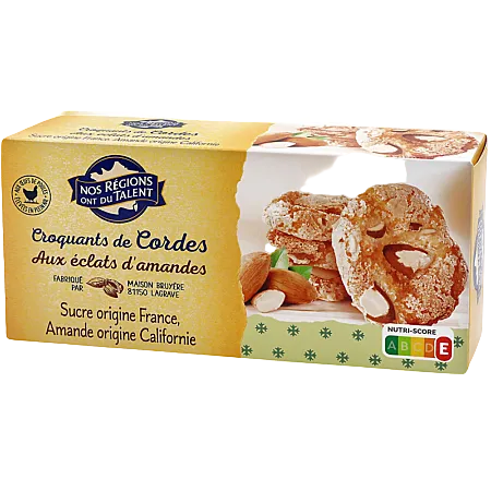 NOS RÉGIONS ONT DU TALENT Cordes Croquants 90g