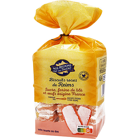 NOS RÉGIONS ONT DU TALENT Reims Pink Biscuits 200g