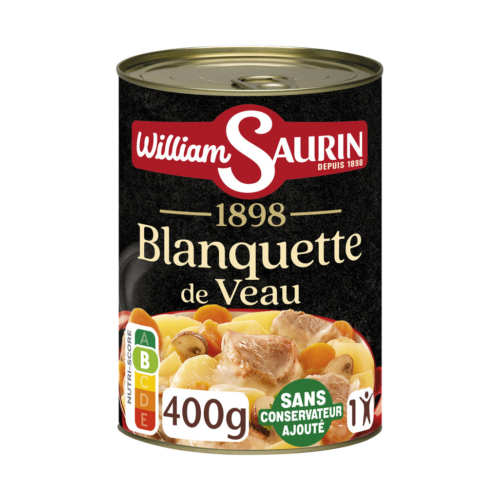 WILLIAM SAURIN Blanquette de veau 400g