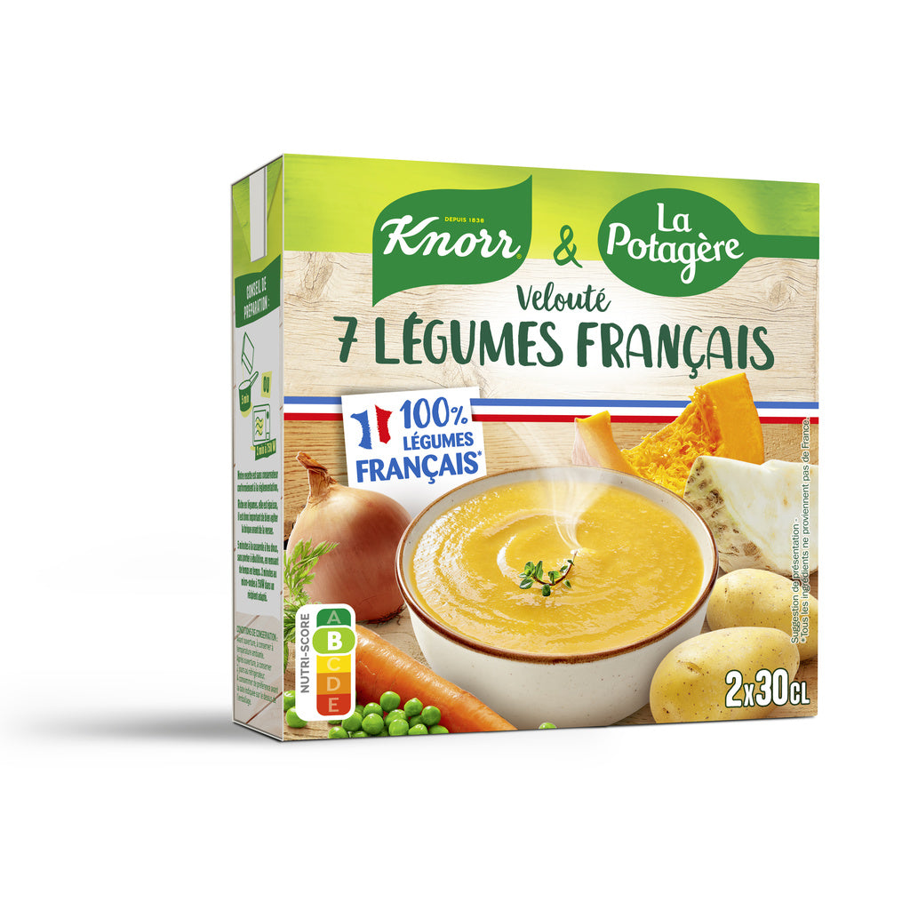 KNORR Flüssige Samtige Französische Gemüsesuppe 2 x 300ml