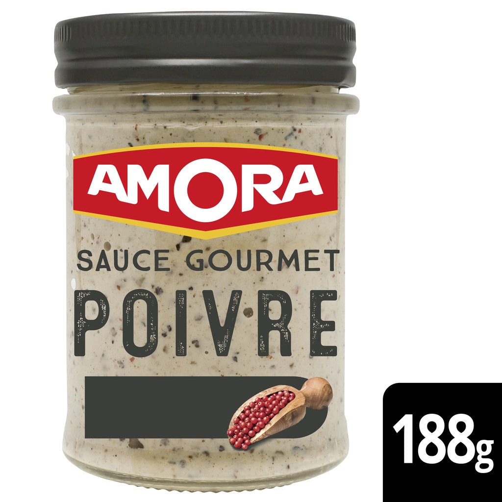 AMORA Sauce Froide aux Baies Roses Concassées 188g