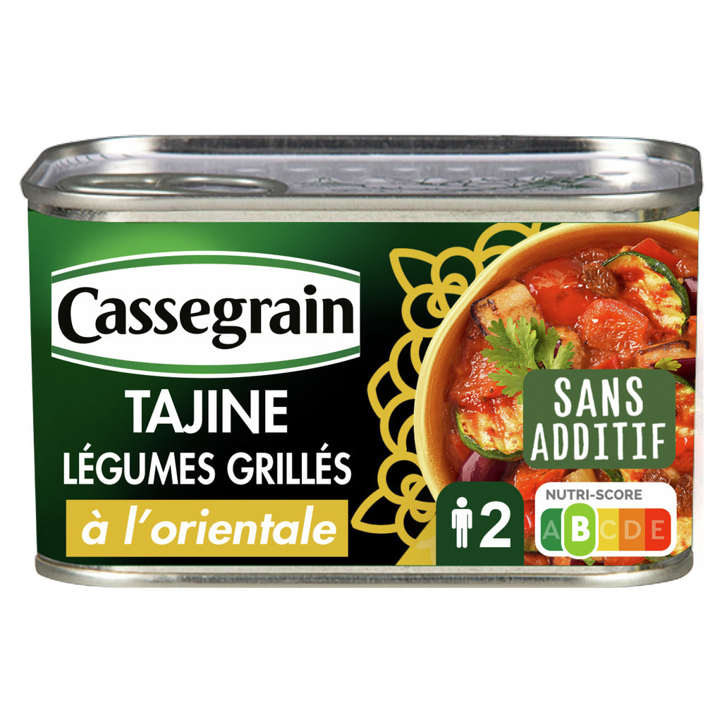 CASSEGRAIN Gegrilltes Gemüse mit Koriander Tajine 375g