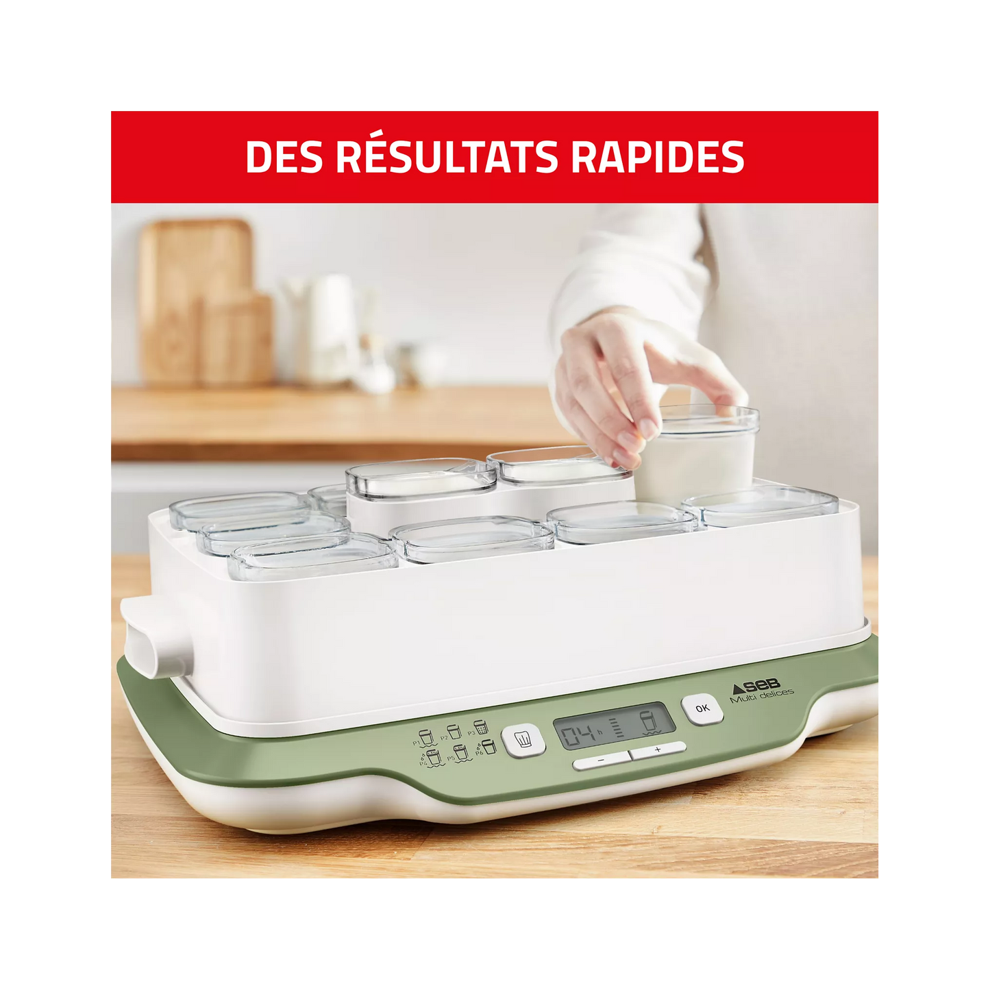 SEB Yogurt and Cheese Maker YG661310 MultiDelices Express & Plant-Based