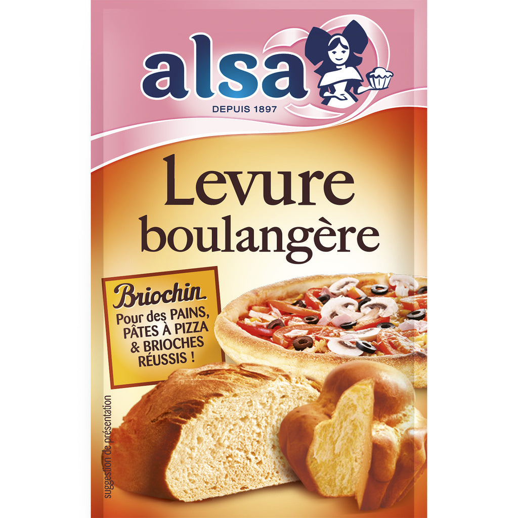 ALSA Levure boulangère Briochin pour pains pizzas et brioches 5x27.5