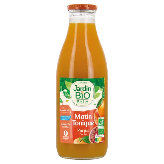 JARDIN BIO Organic Tonic Morning Pure Juice 1L