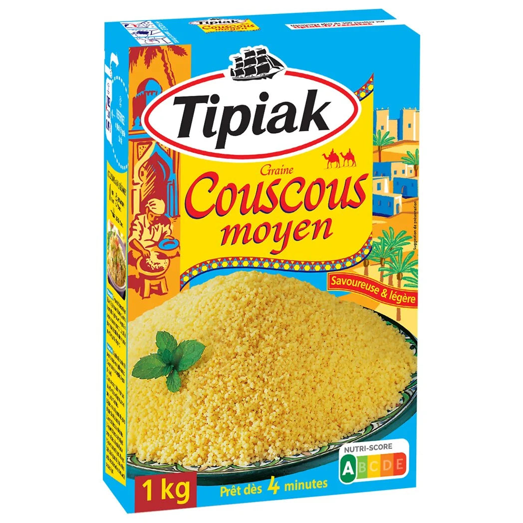 TIPIAK Medium Couscous Grain 1kg