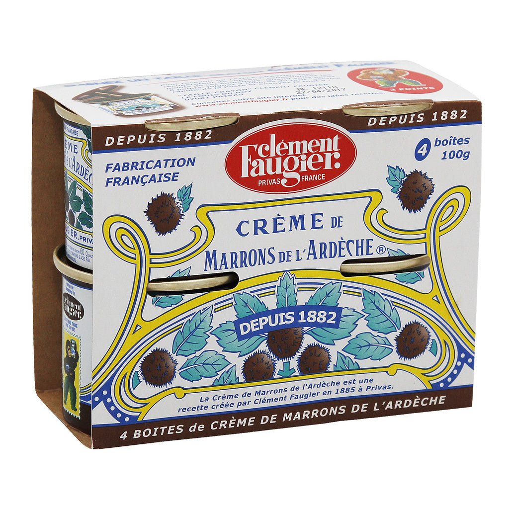 CLEMENT FAUGIER Crème de marrons de l'Ardèche 4x100g