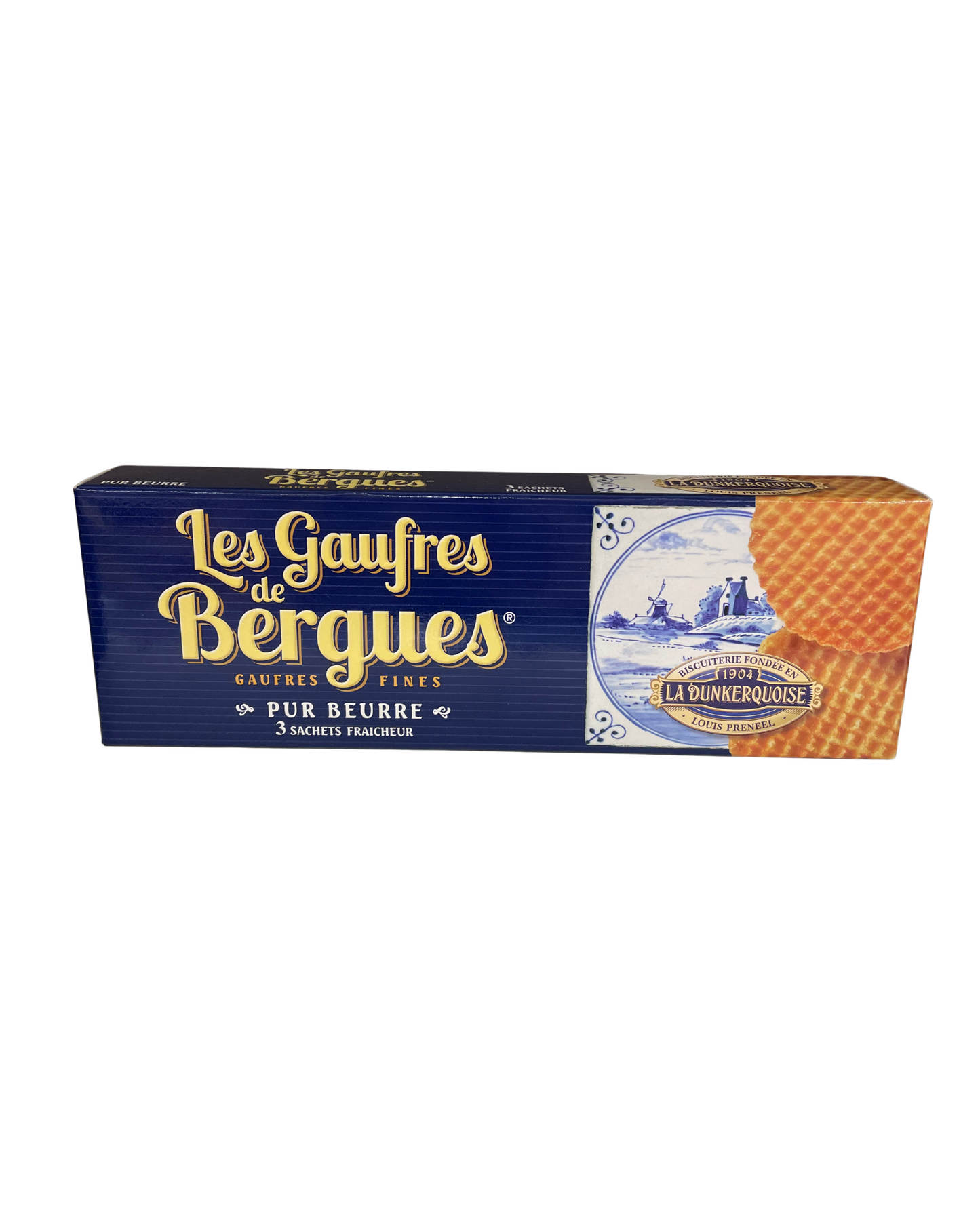 LA DUNKERQUOISE – LES GAUFRES DE BERGUES Thin Butter Waffles 150g