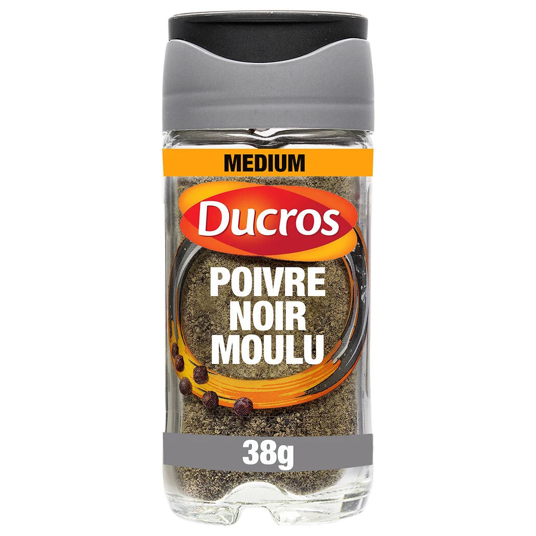 DUCROS Schwarzer Pfeffer gemahlen mittel Nr. 8 38g