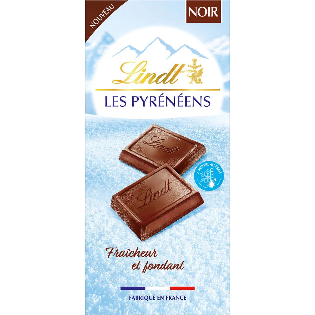 LINDT Schokolade Zartbitter Les Pyrénéens 150g