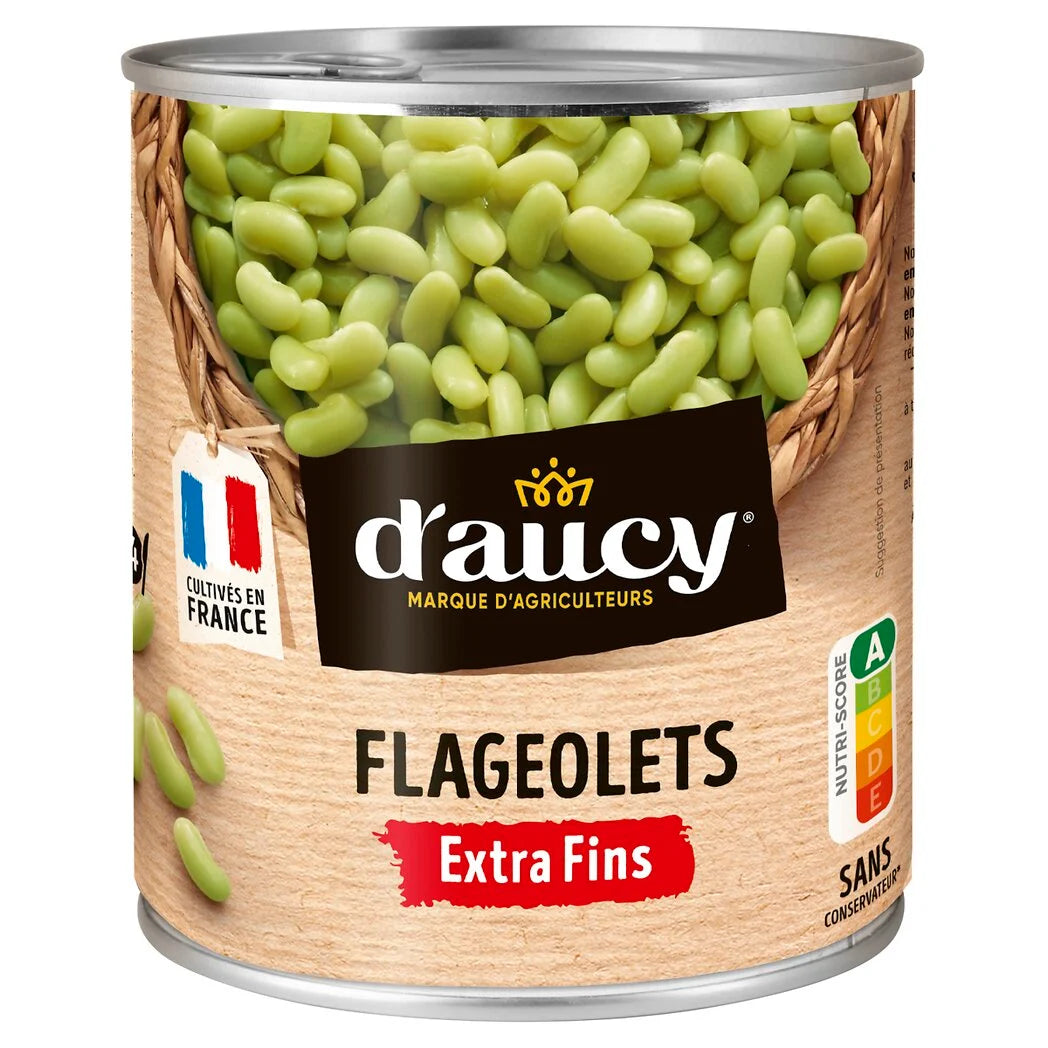 D'AUCY Flageolets extra fein 530 g