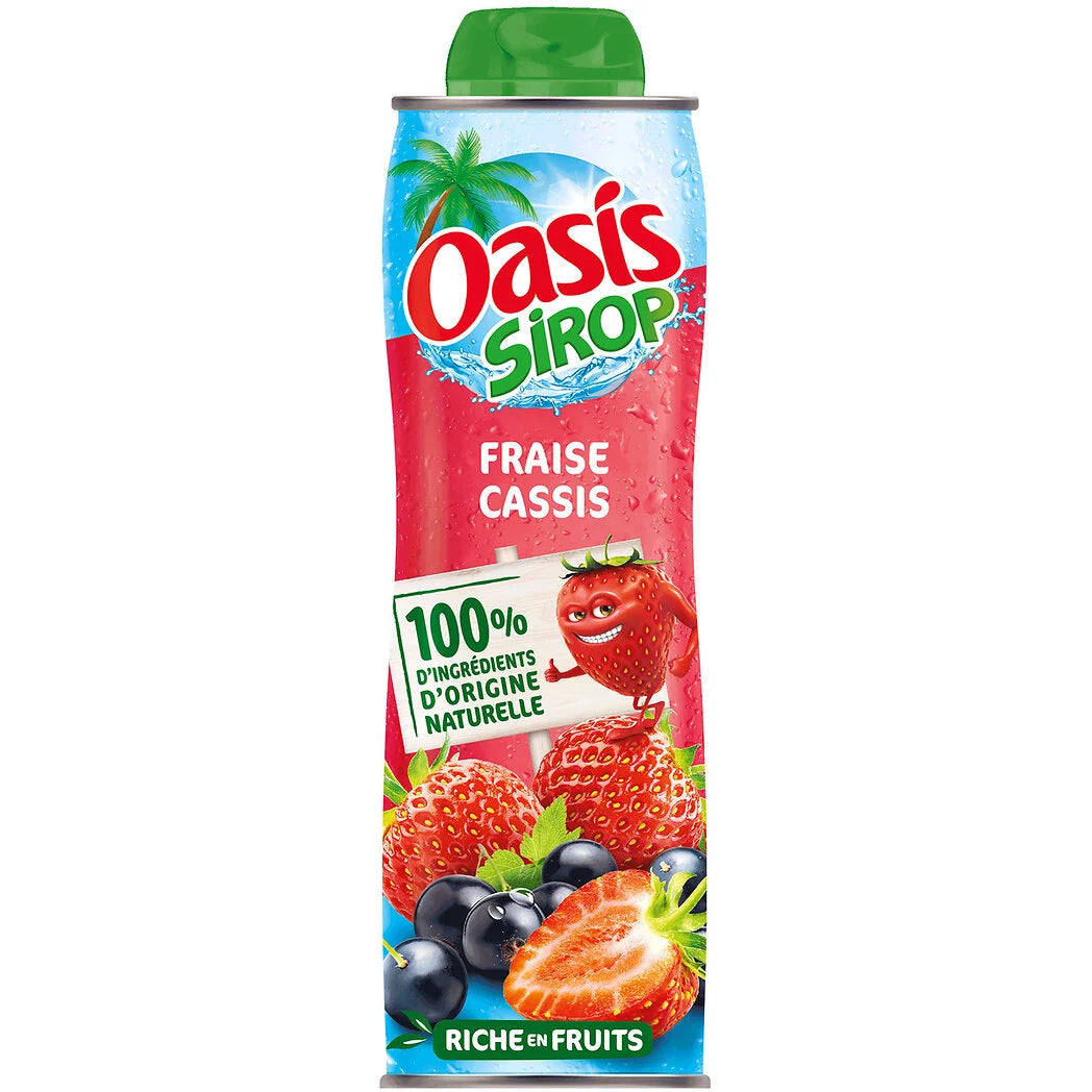 OASIS Strawberry Blackcurrant Syrup - 60cl