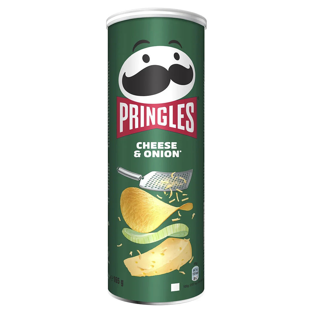 PRINGLES Chips, Cheese & Onion, 165g