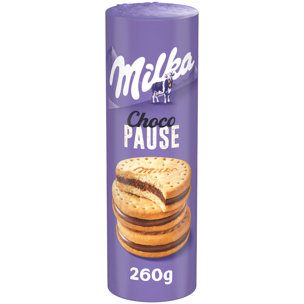MILKA Biscuits Choco Pause au chocolat au lait X13 - 260g