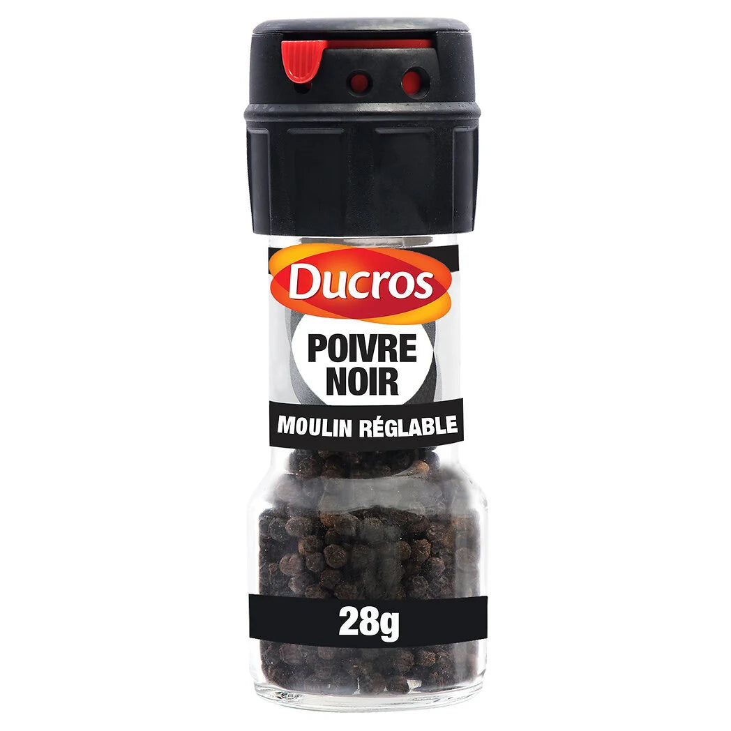 DUCROS Schwarzer Pfeffer ganz Nr. 6 28g