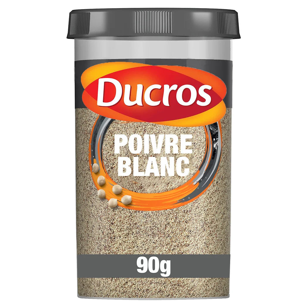 DUCROS Weißer Pfeffer gemahlen Nr. 8 90G