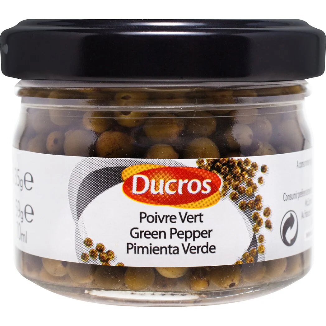 DUCROS Grüner Pfeffer in Salzlake 35G