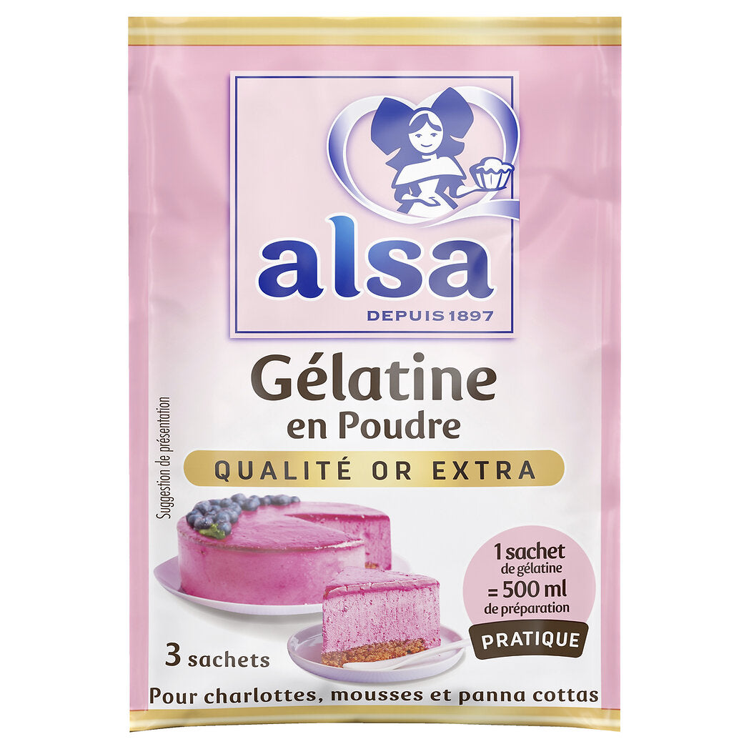 ALSA Gelatinepulver 3x27g