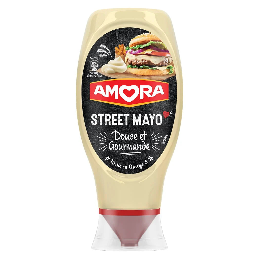 AMORA Street mayo - Mayonnaise douce et gourmande 398g