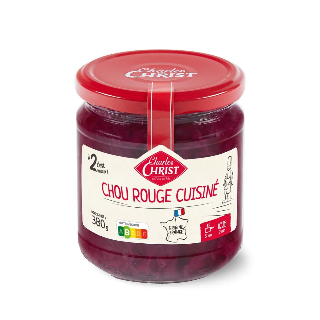 CHARLES CHRIST Cooked Red Cabbage 380g