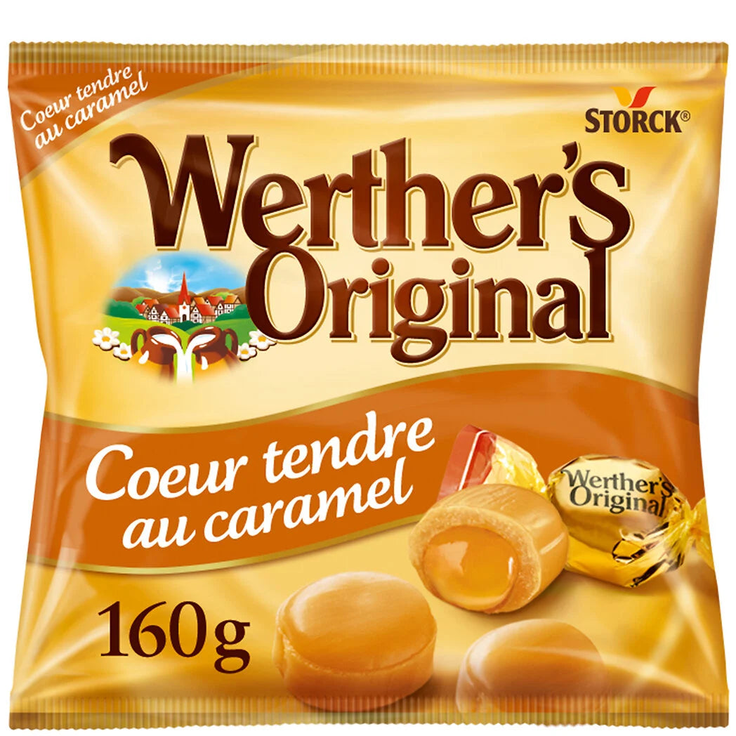 WERTHER'S ORIGINAL - Cœur tendre au caramel 160g