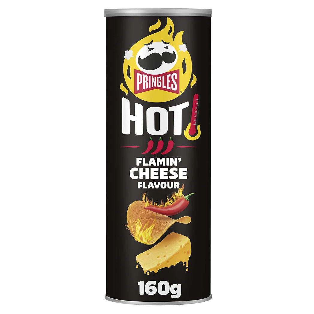 PRINGLES Chips Hot Flamin' Cheese 175g