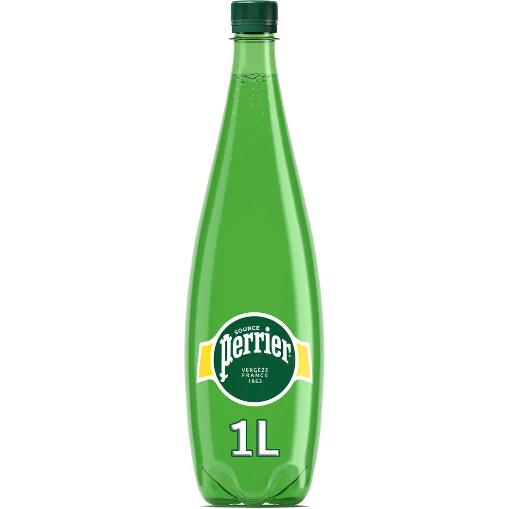 PERRIER natürliches Mineralwasser mit Kohlensäure 1L