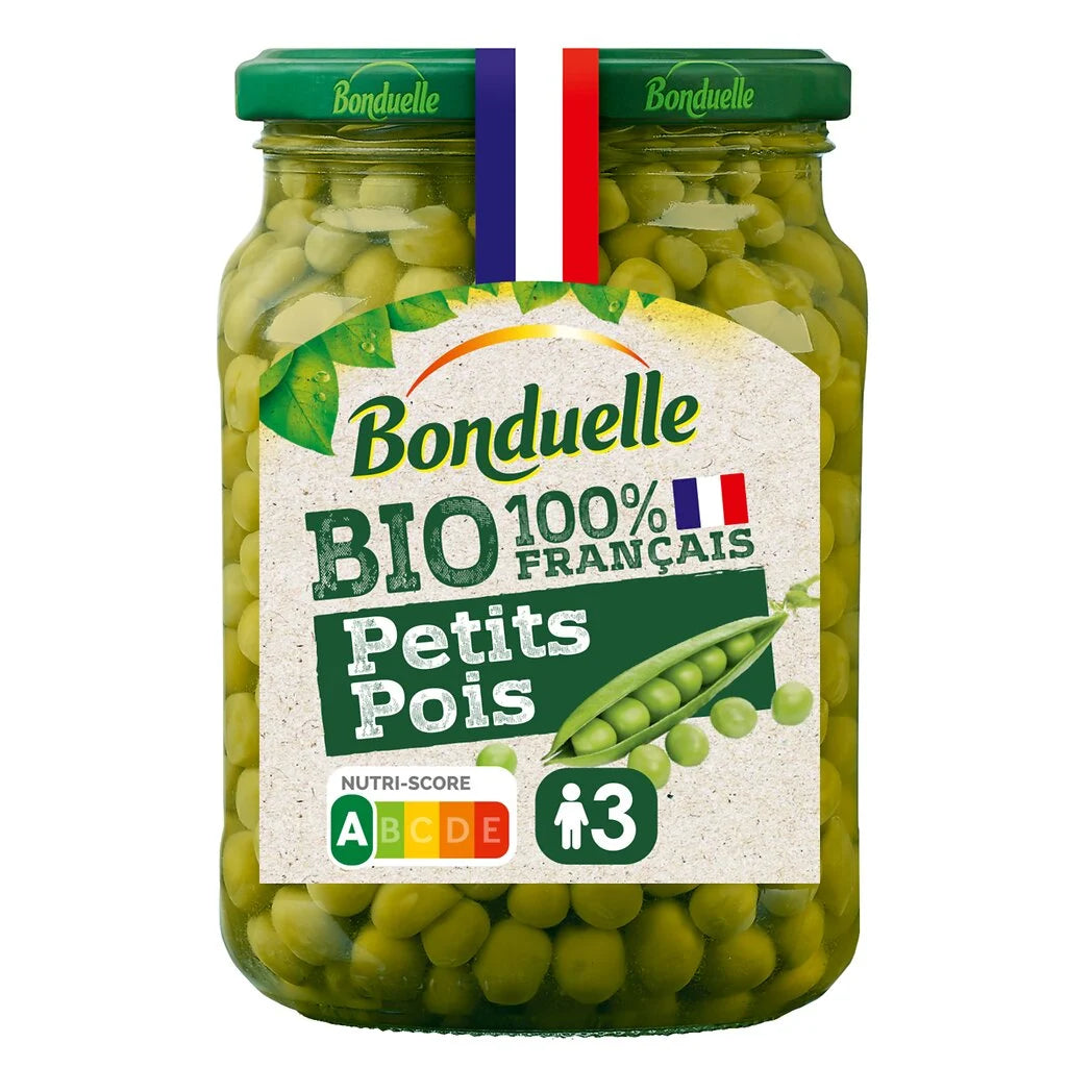BONDUELLE Bio Erbsen 360 g