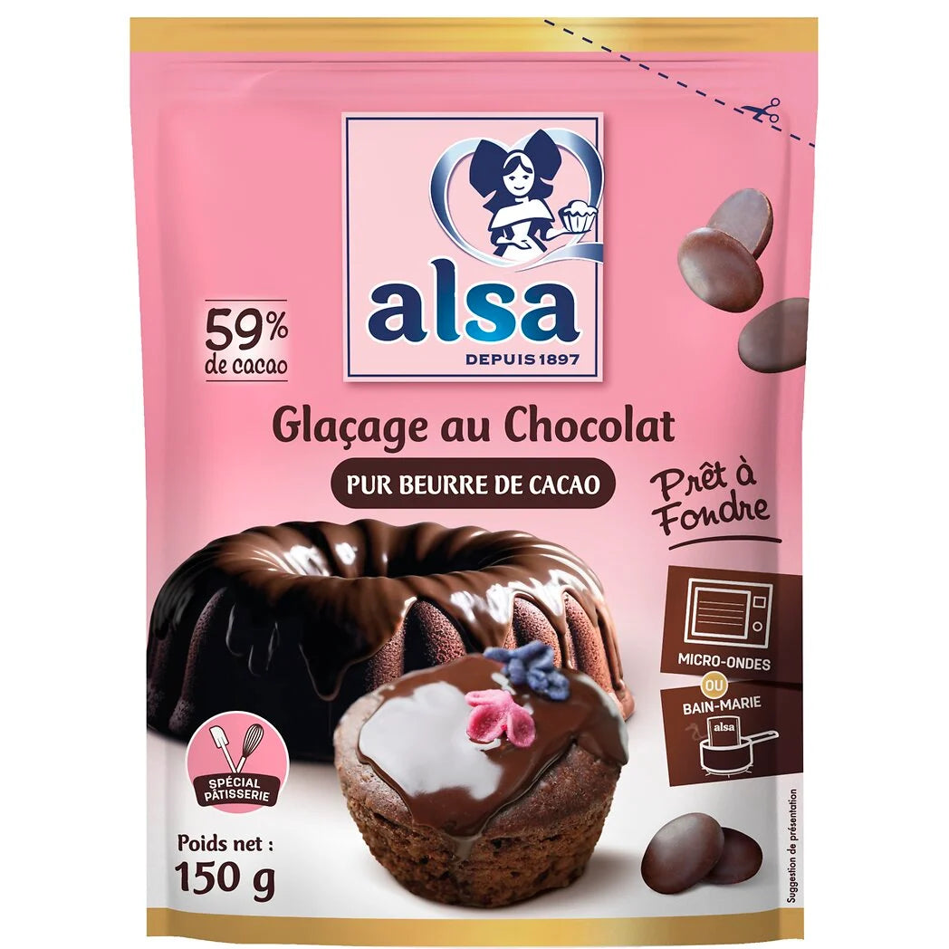 ALSA Schokoladenglasur 150g