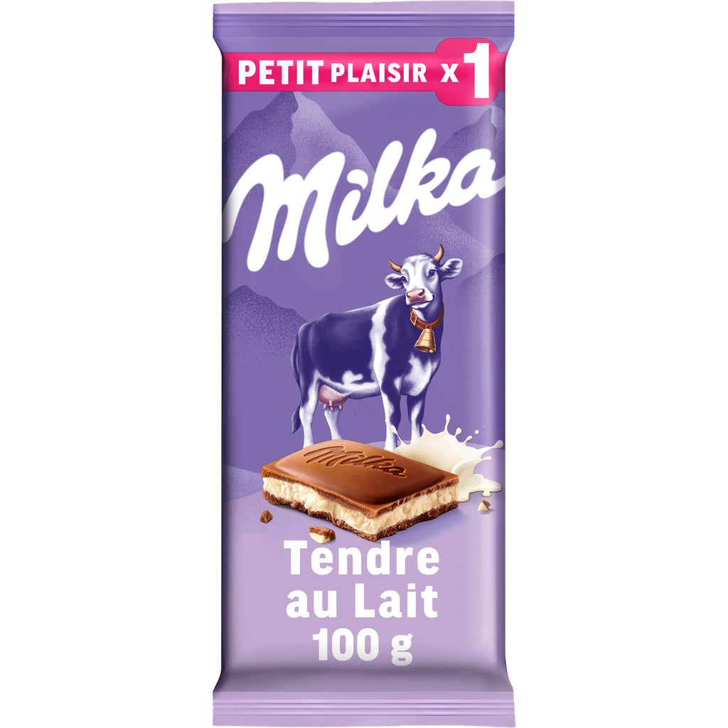 MILKA Chocolat tendre au lait 100g