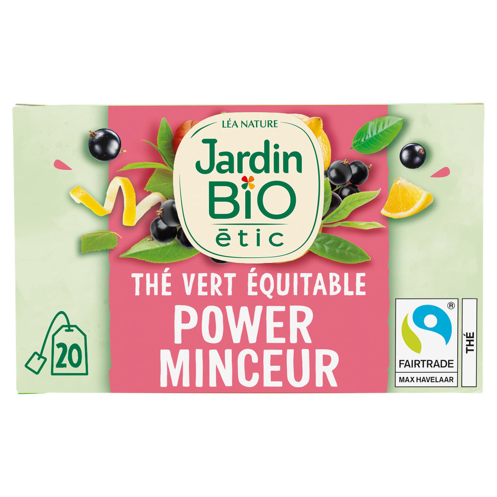 JARDIN BIO Organic Slimming Green Tea 30g – Box + 20 Tea Bags