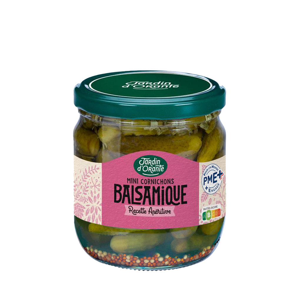 JARDIN D'ORANTE Mini cornichons au condiment balsamique 185g