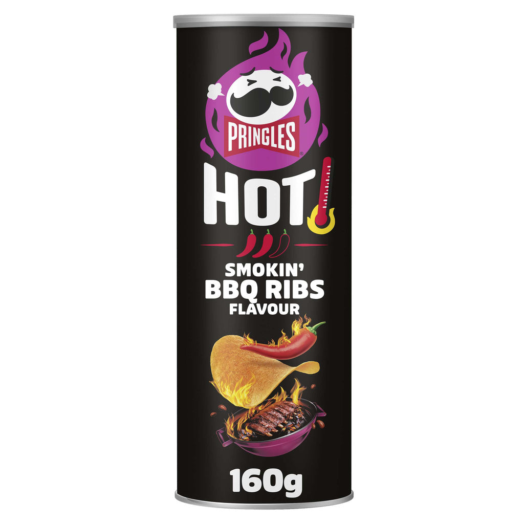PRINGLES Hot - Barbecue-Aroma-Stapelchips 160g