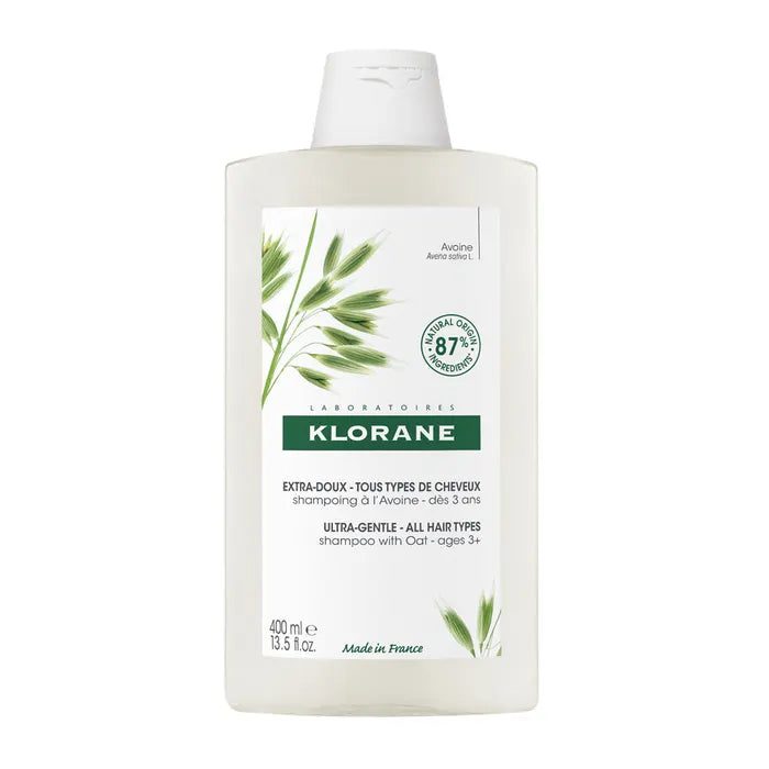 KLORANE Extra-Gentle Shampoo - All Hair Types - Oat 400 ml