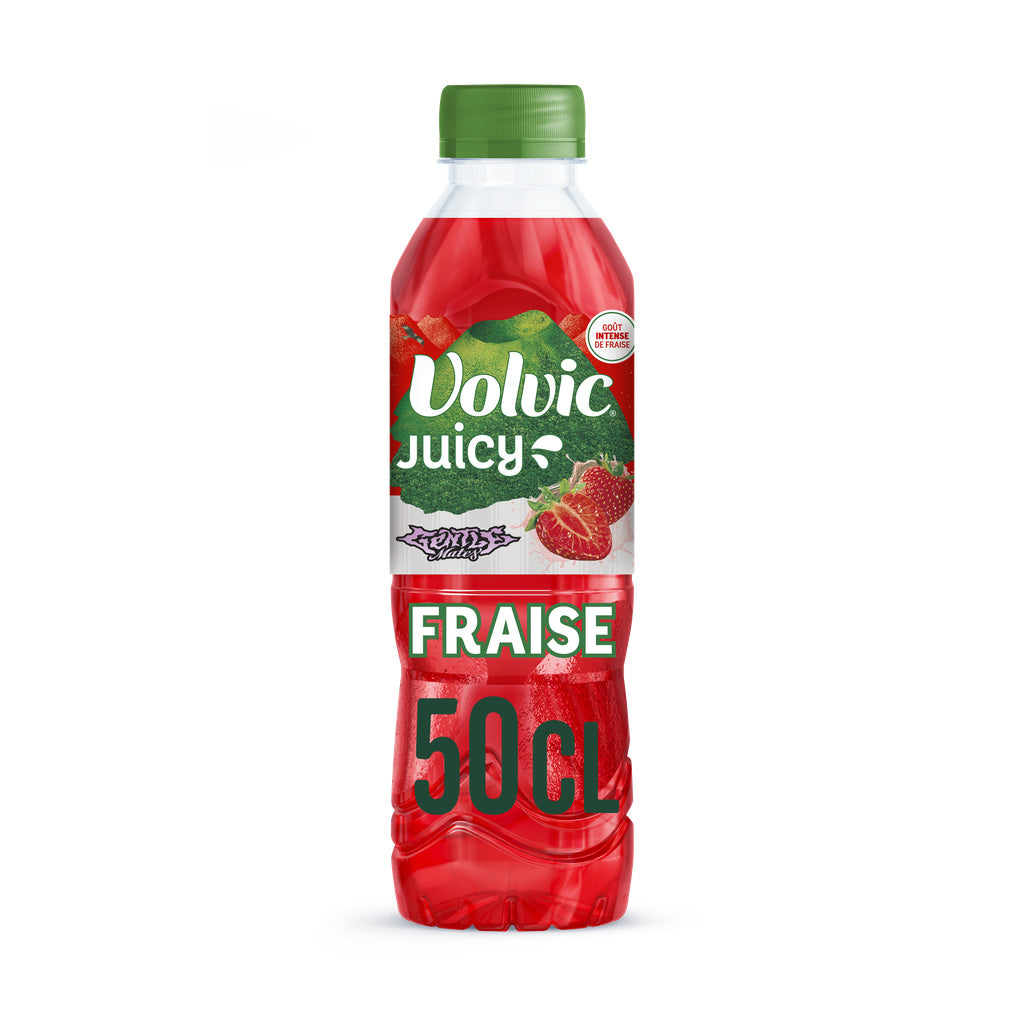 VOLVIC Juicy Erdbeer aromatisiertes Wasser 50CL