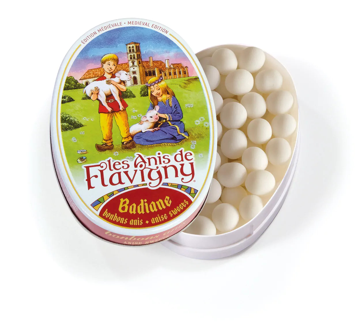 ANIS DE FLAVIGNY Medieval Oval Tin – Star Anise (Badiane) 50g