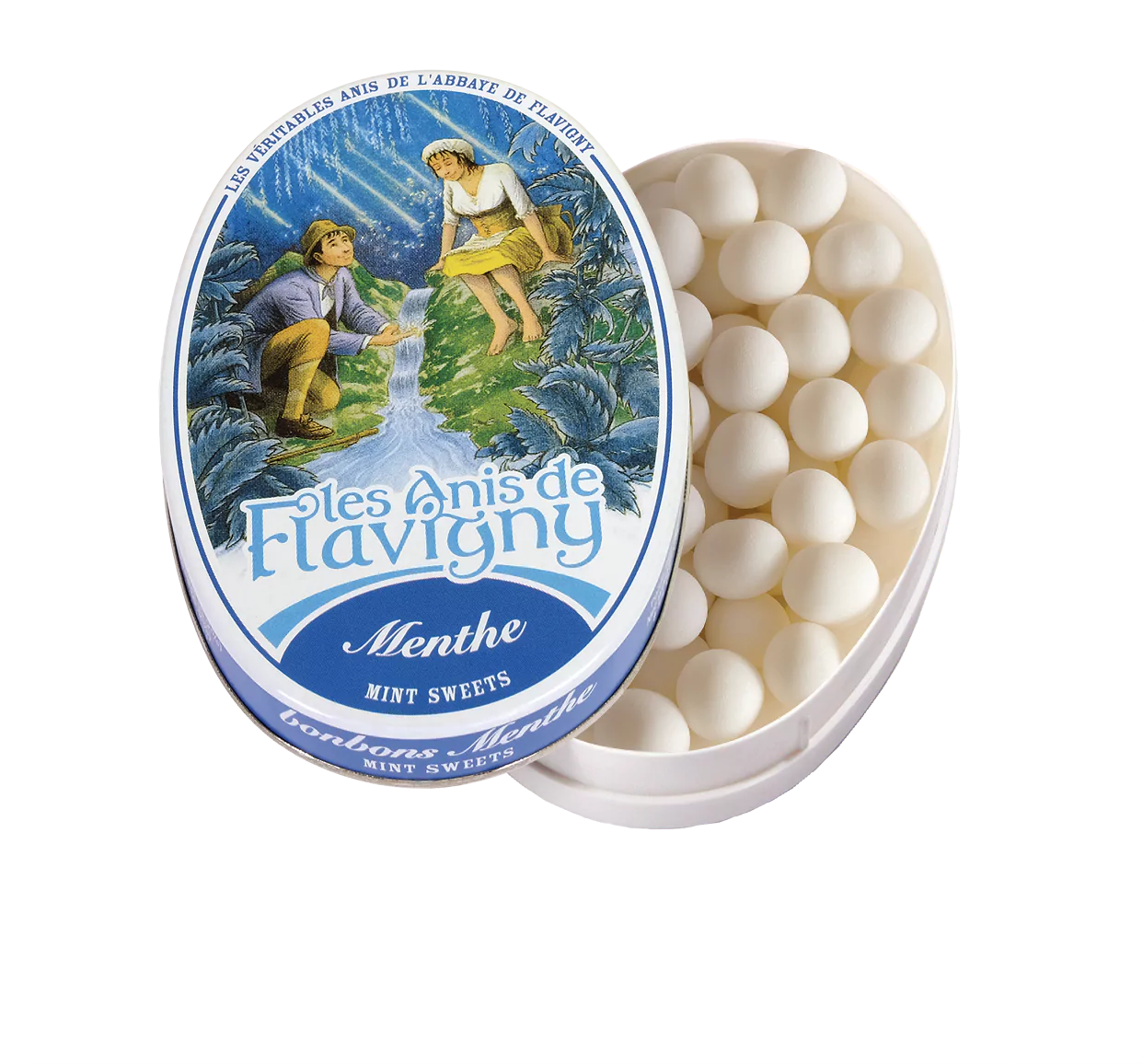 ANIS DE FLAVIGNY Oval Tin – Mint Candies 50g