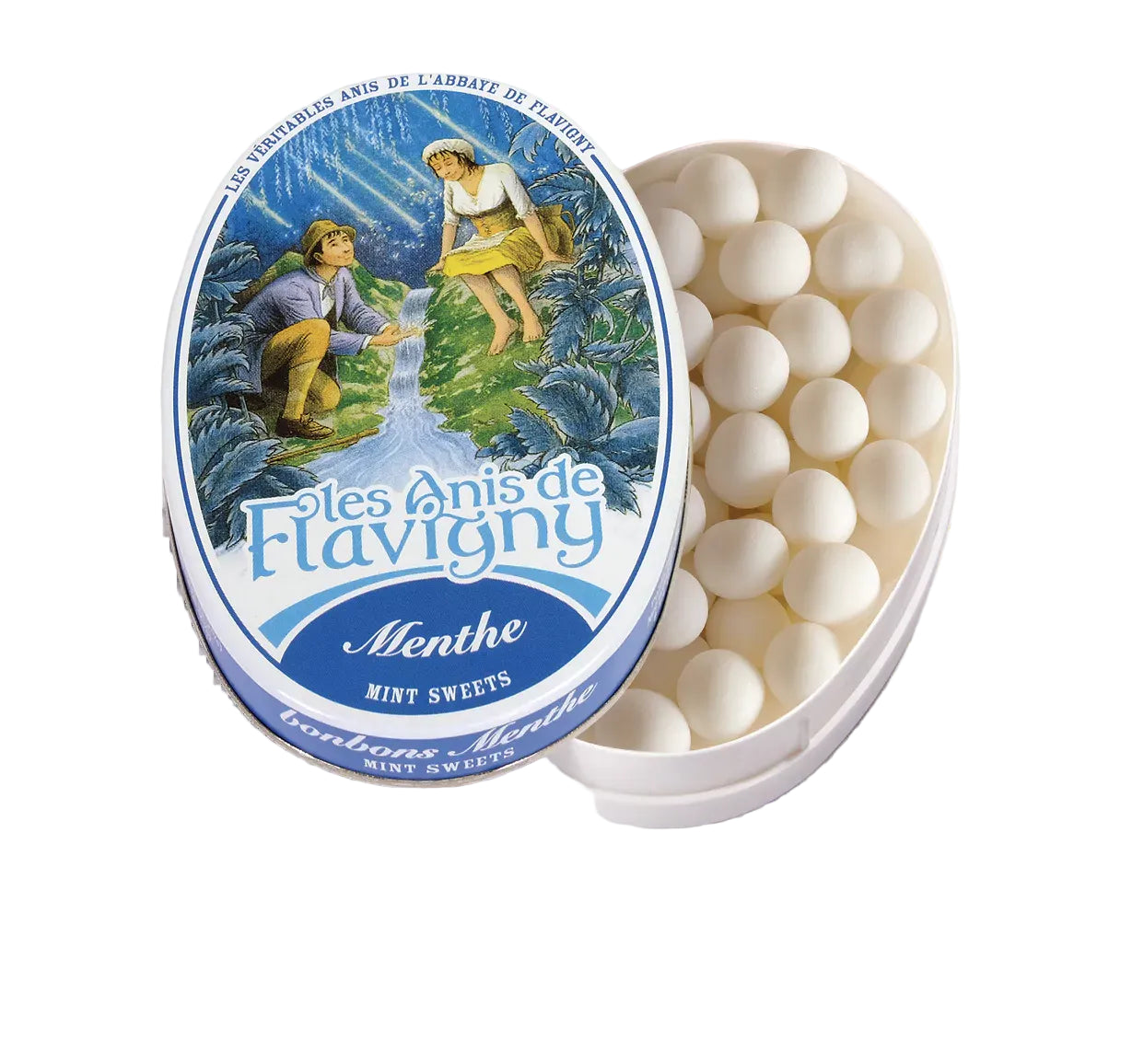 ANIS DE FLAVIGNY Oval Tin – Mint Candies 50g