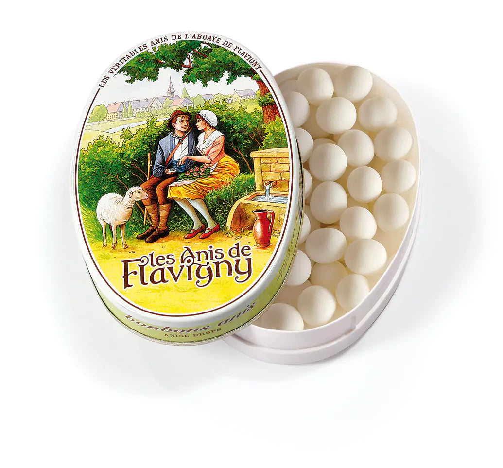ANIS DE FLAVIGNY Oval Tin – Anise Candies 50g