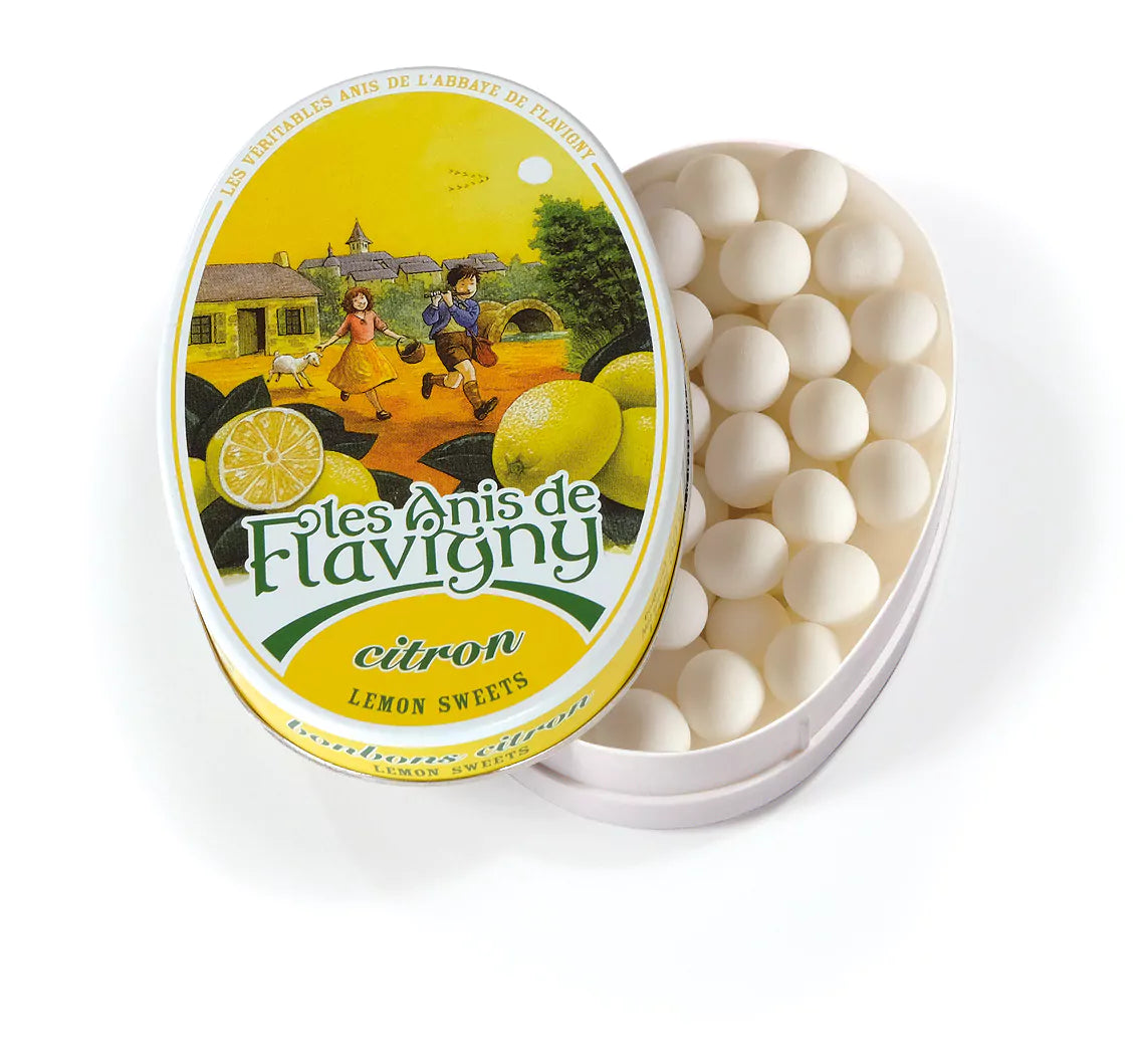 ANIS DE FLAVIGNY Oval Tin – Lemon Candies 50g