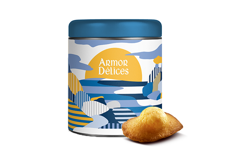 ARMOR DELICES Cylindrical Madeleines d’Armor Gift Box X12 – 396G (BLUE)