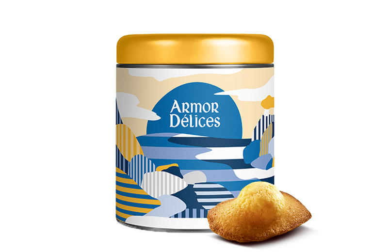 Cylindrical Madeleines d’Armor Gift Box X12 – 396G (YELLOW)