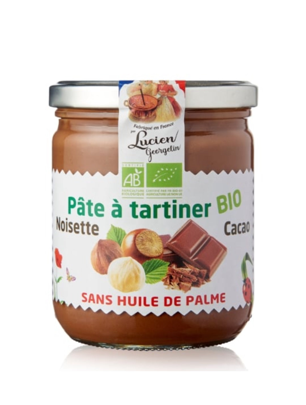 LUCIEN GEORGELIN Organic Hazelnut Cocoa Spread 400g