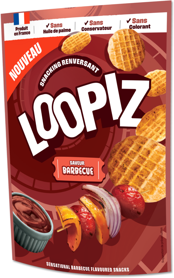 LOOPIZ Crackers Barbecue Flavor 55g