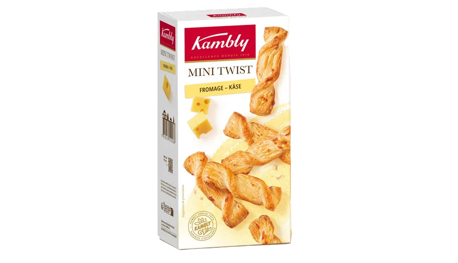 KAMBLY Apéro-Gebäck Mini Twist Käse 115g
