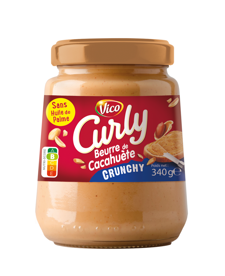VICO Curly Crunchy Peanut Butter 340g