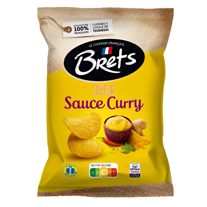 BRETS Chips Saveur Sauce Curry - 125g