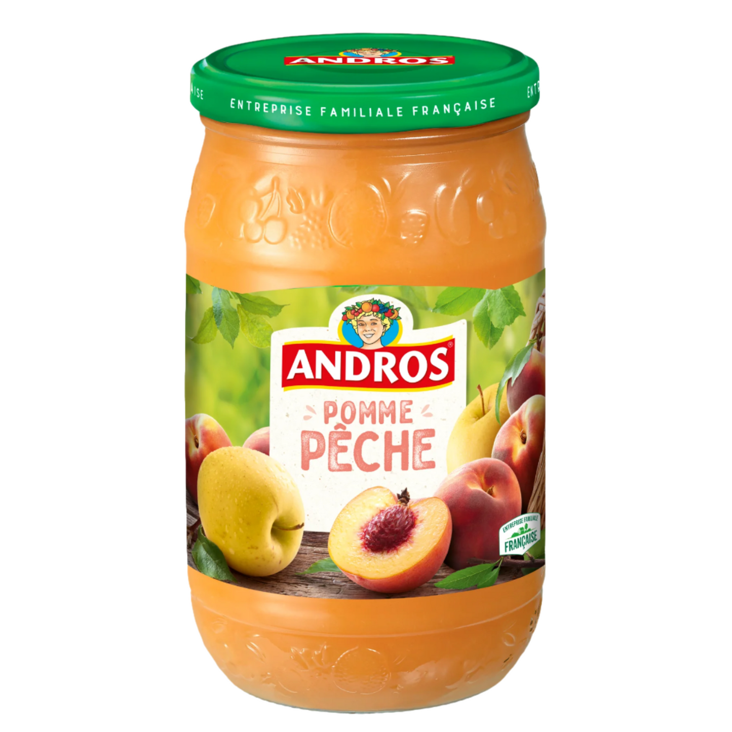ANDROS Dessert Fruchtiger Pomme Pêche 730g