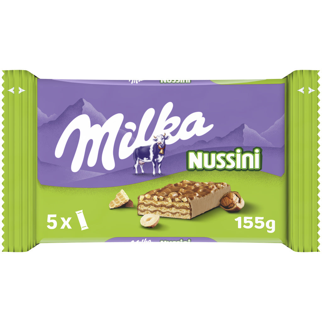 MILKA Barres chocolatées Nussini 5x31.5g