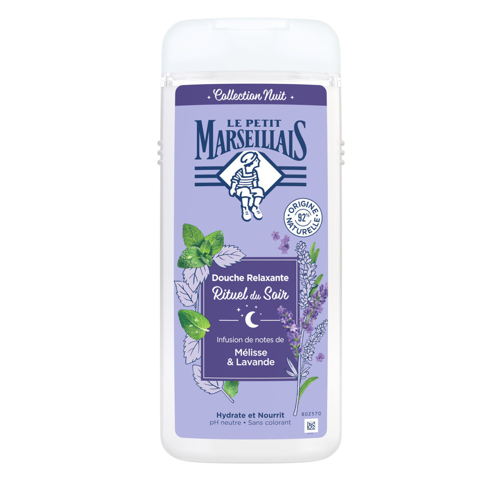 LE PETIT MARSEILLAIS Douche relaxante mélisse et lavande 65cl